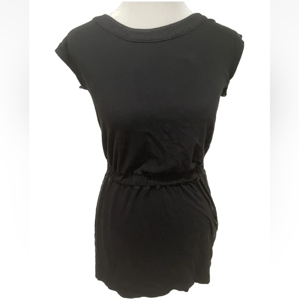Cotton black banana republic dress
